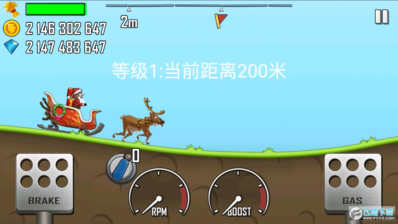 Hill Climb Racing(��ɽ����������ʯ���޽���ƽ��)v1.49.3 ���°��ͼ0